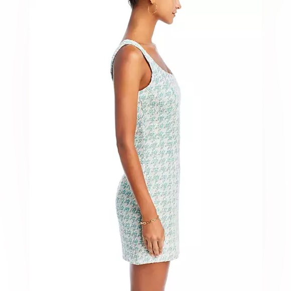 Bloomingdale’s AQUA Sleeveless Tweed Sheath Mini Dress - Exclusive NEVER WORN - Picture 3 of 13